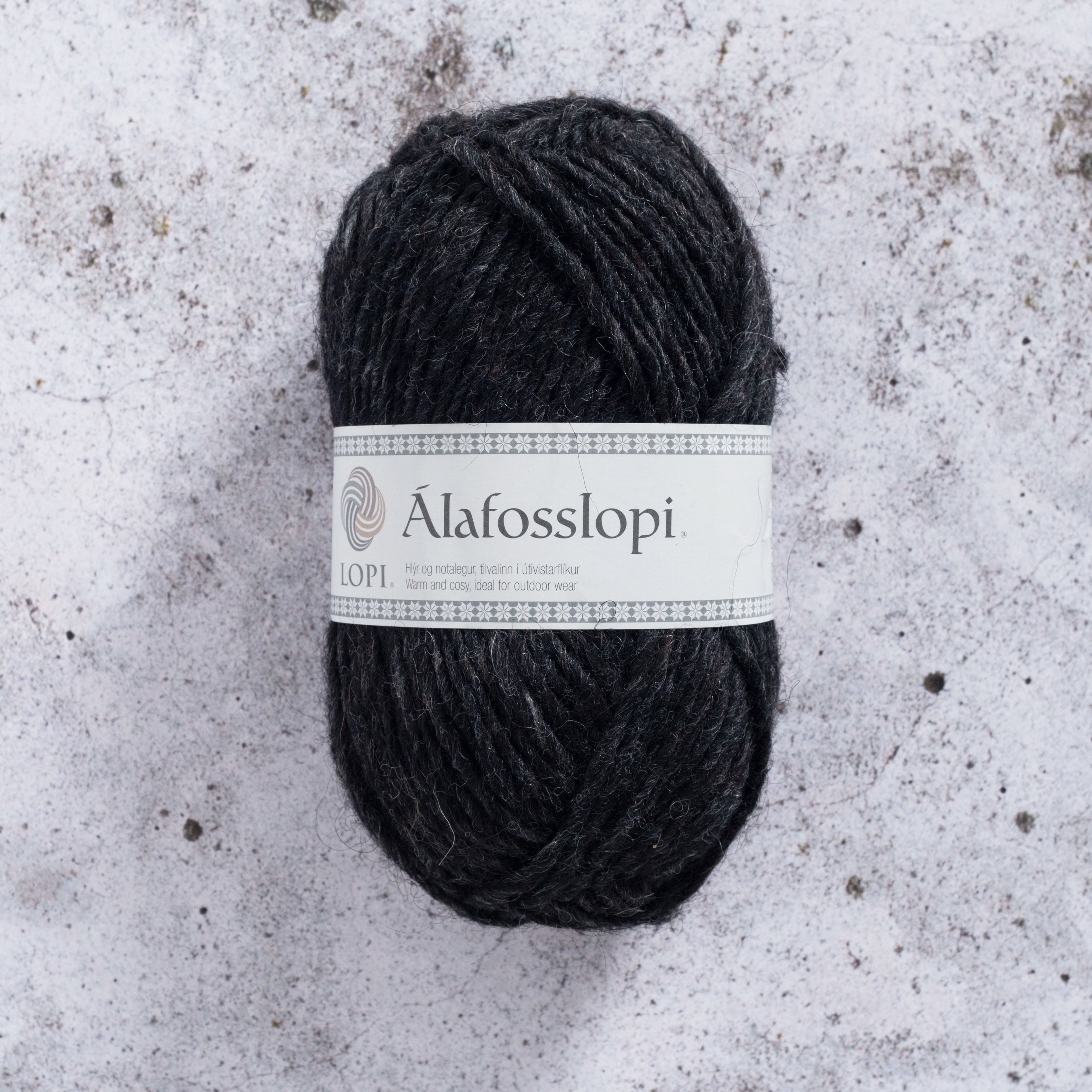 Álafoss Lopi - Black Heather 0005