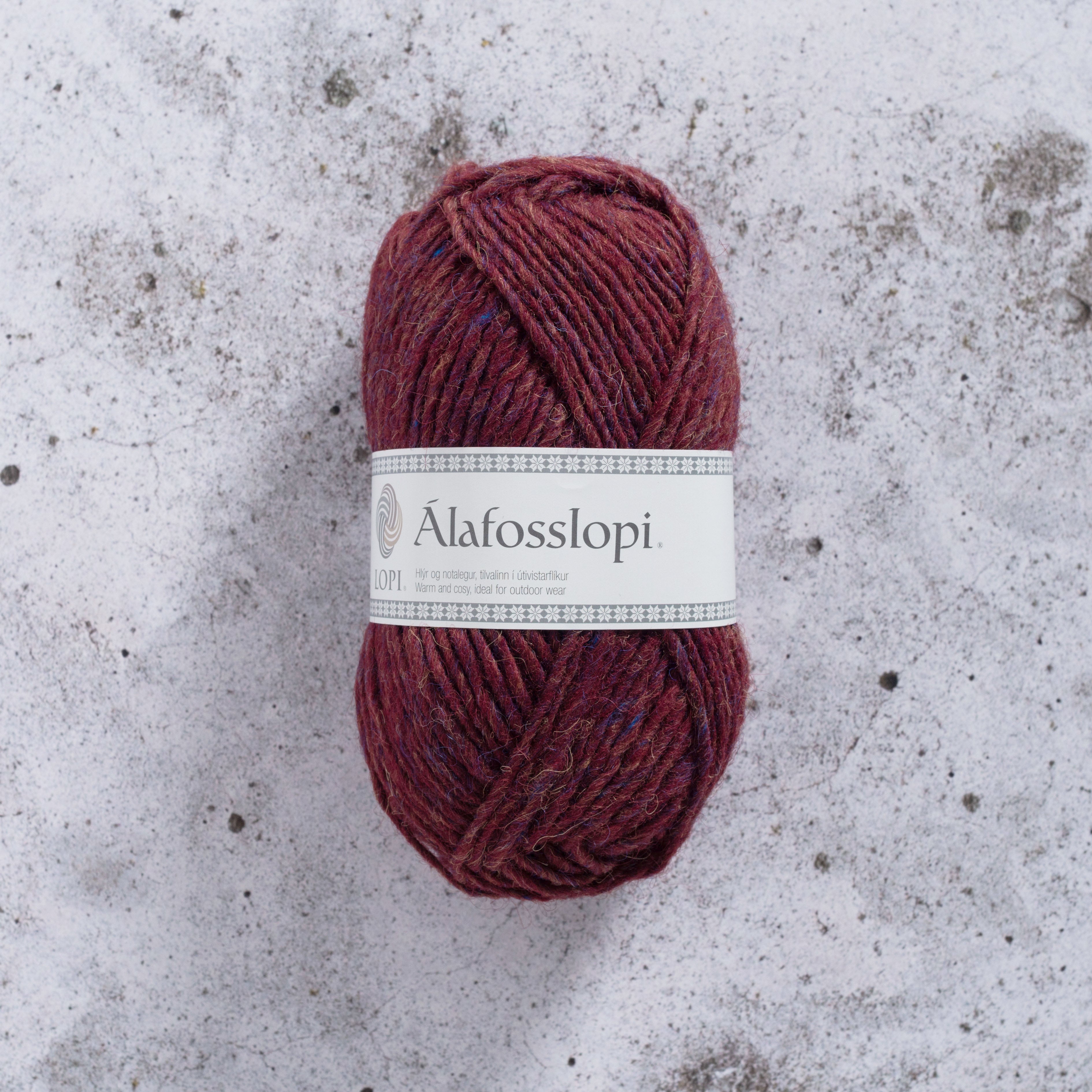 Álafoss Lopi - Ruby Red Heather 9962