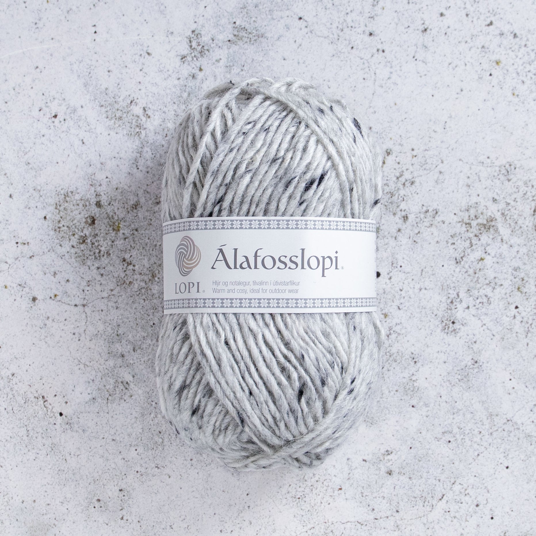 Álafoss Lopi - Light Grey Tweed 9974