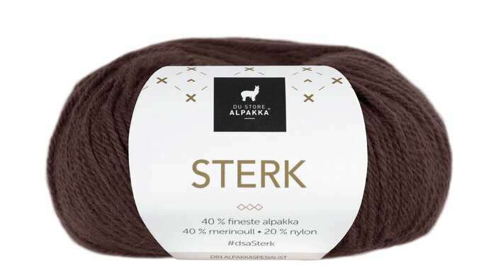 Sterk - Mørk brun