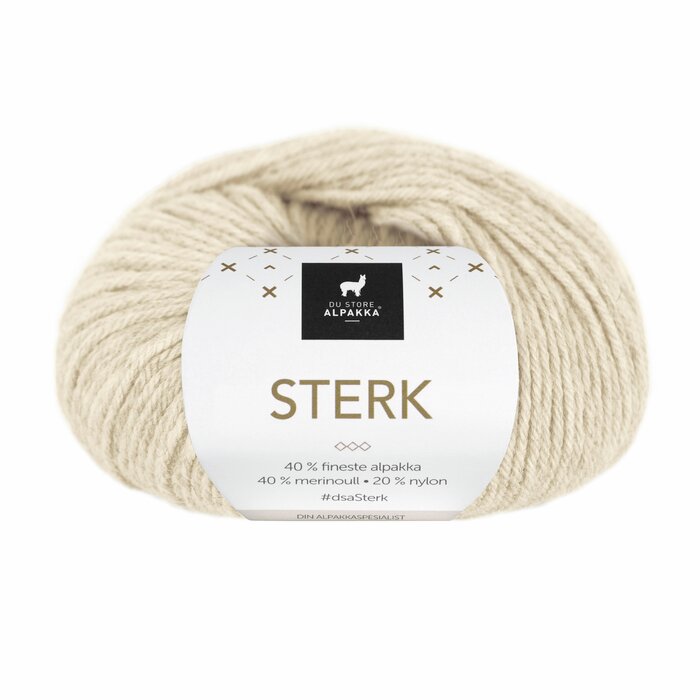 Sterk - Lys beige melert