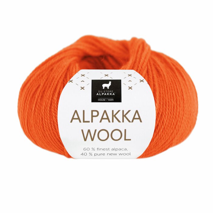 Alpakka Wool - Oransje
