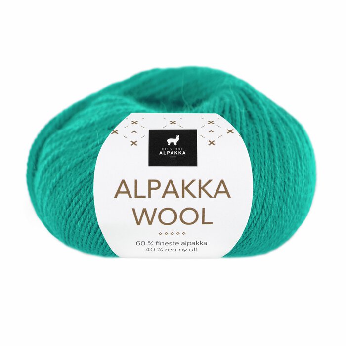 Alpakka Wool - Tropisk blå