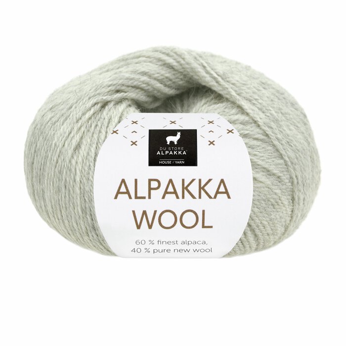 Alpakka Wool - Antikkgrå melert