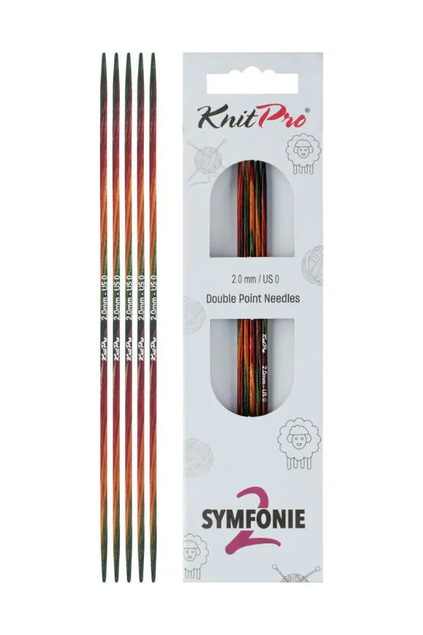 KnitPro Symfonie 2 Double Pointed Needles