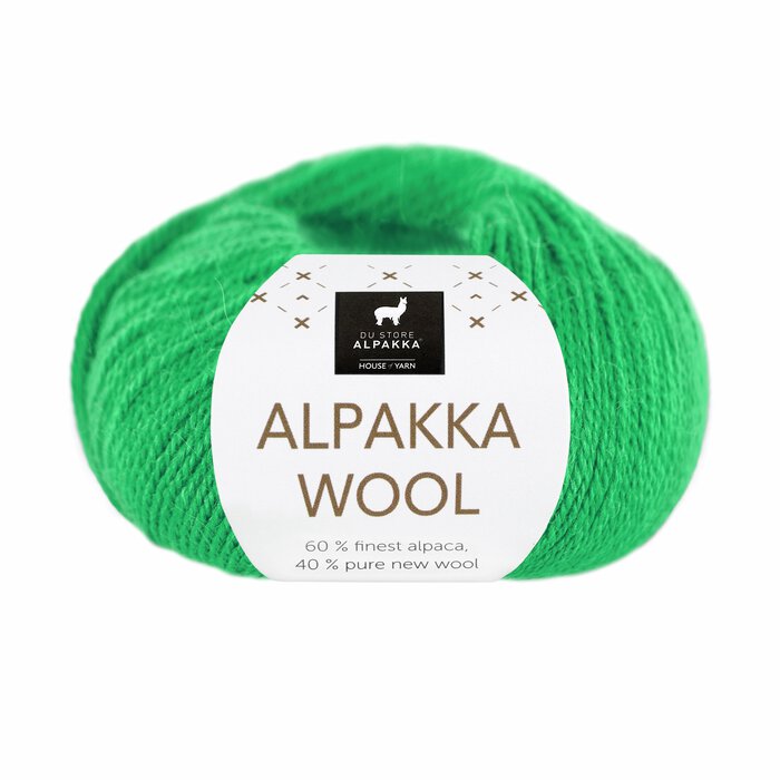 Alpakka Wool - Skarp grønn