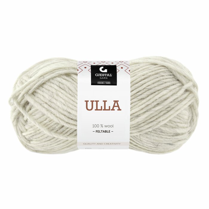 Ulla - Lys grå melert