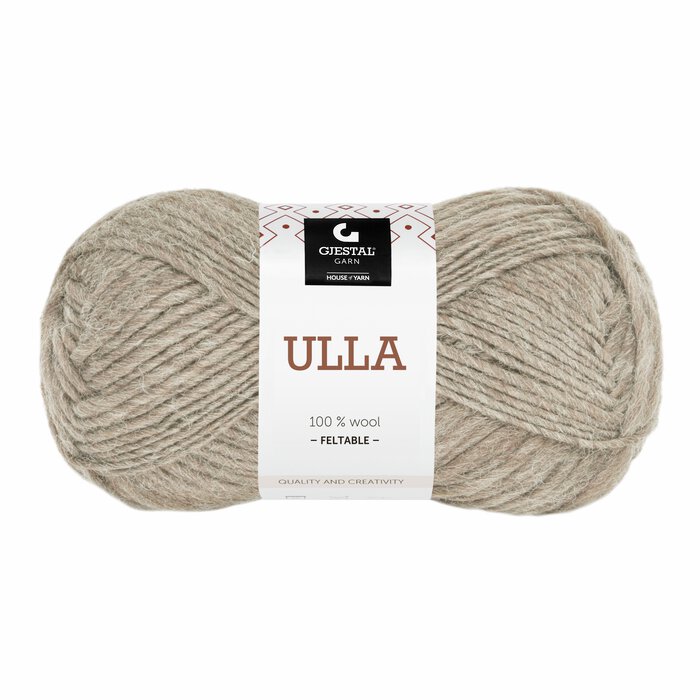 Ulla - Beige melert