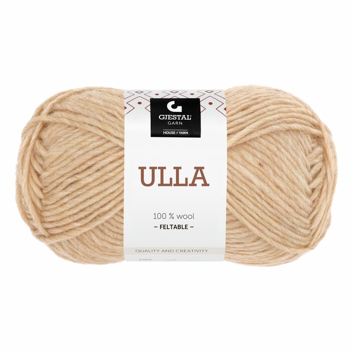 Ulla - Lys beige melert