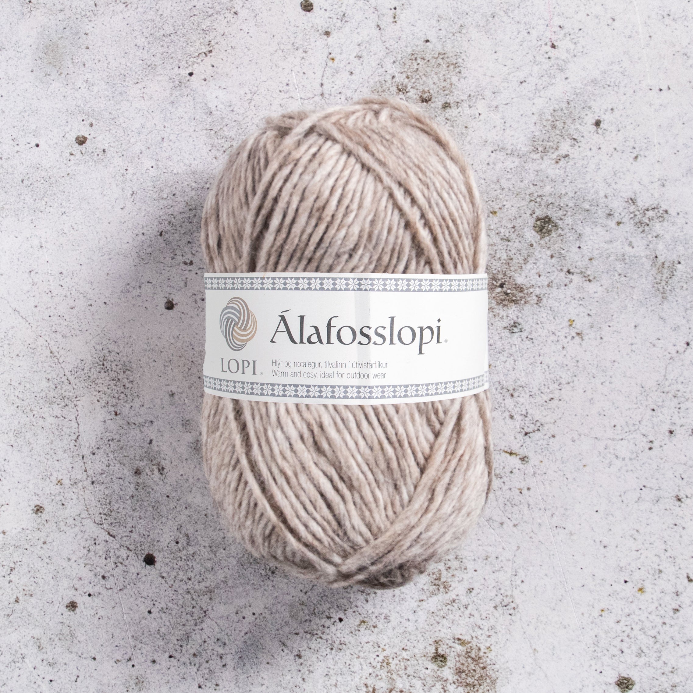 Álafoss Lopi - Light Beige Heather 0086