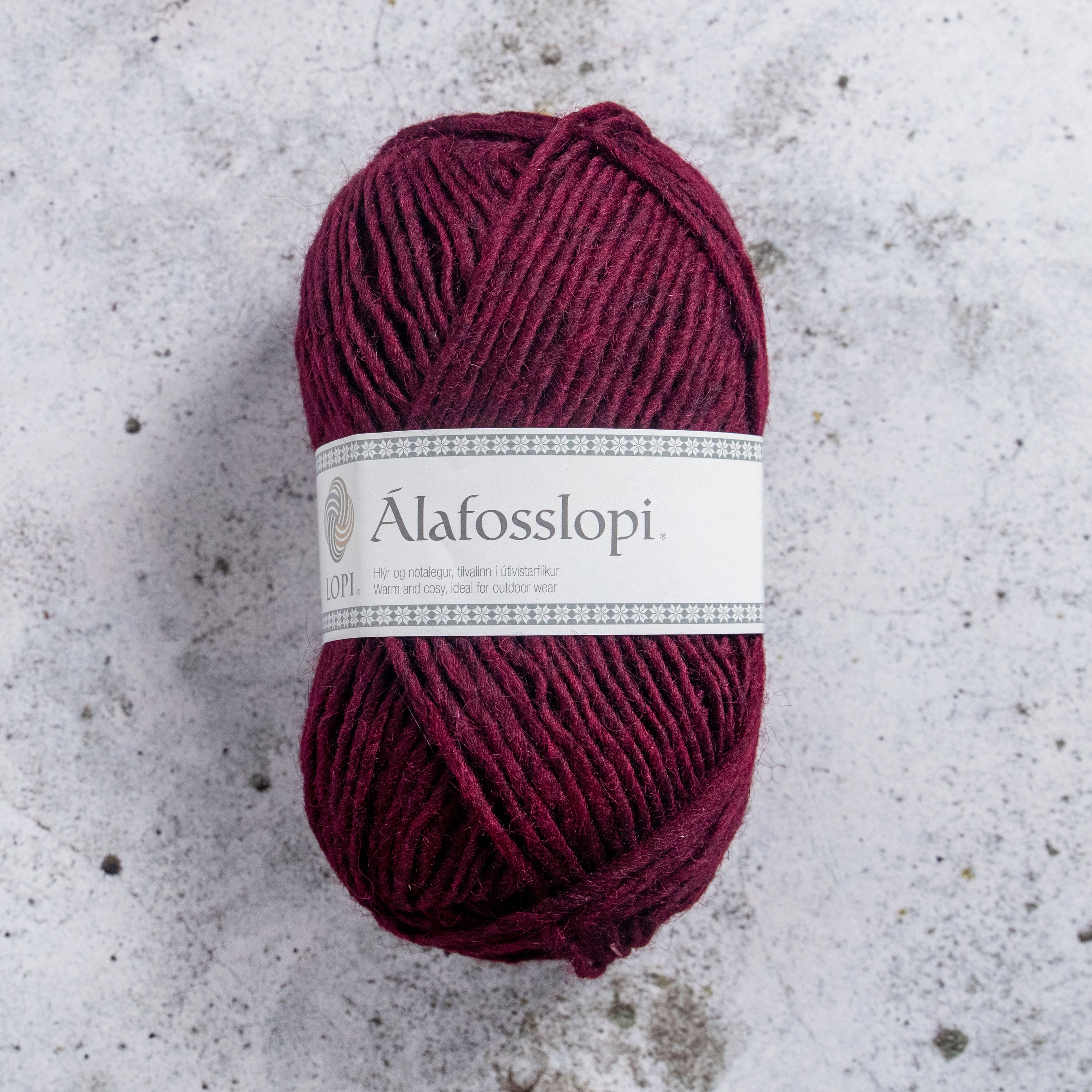 Álafoss Lopi - Oxblood Red 1242