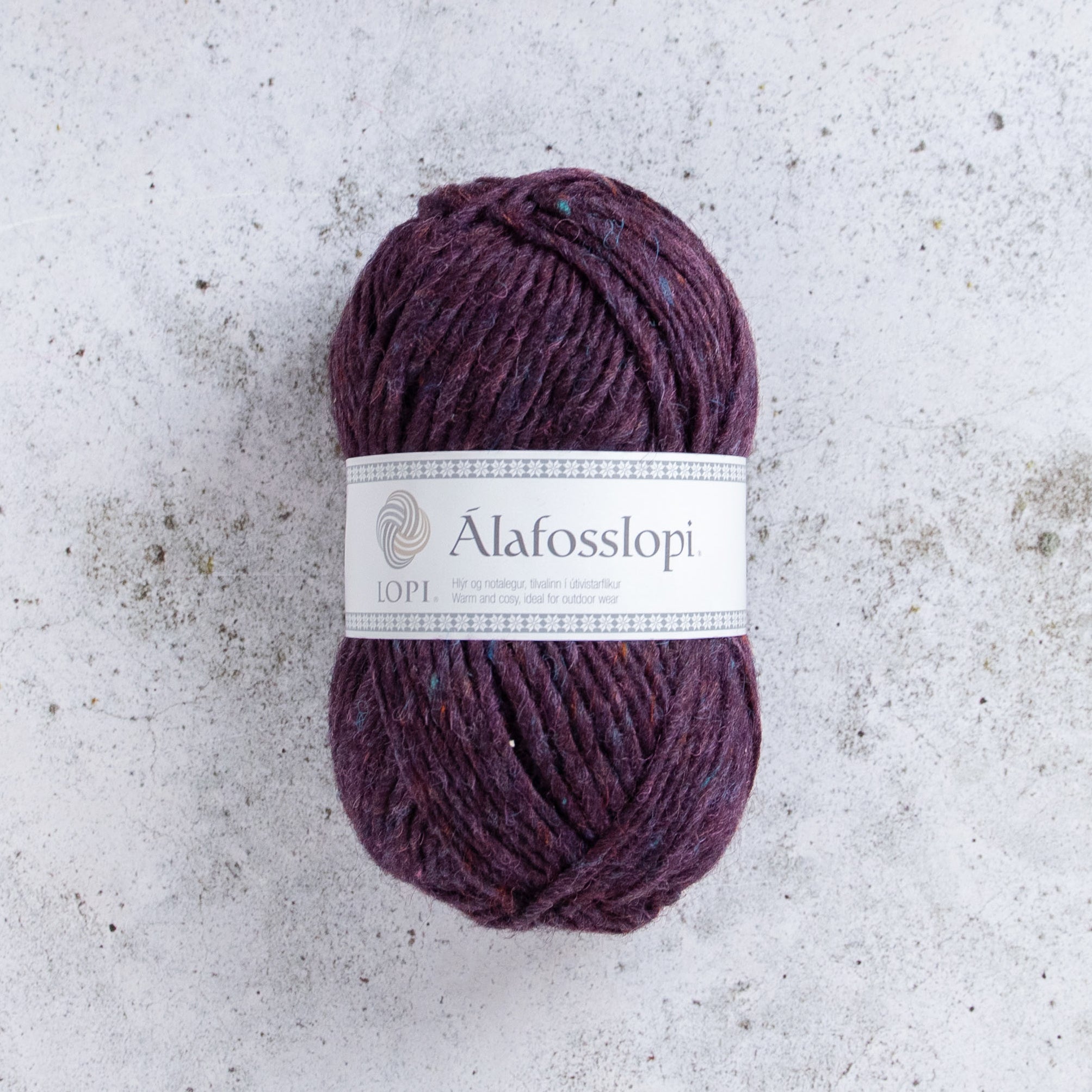 Álafoss Lopi - Bordeaux Heather 9961
