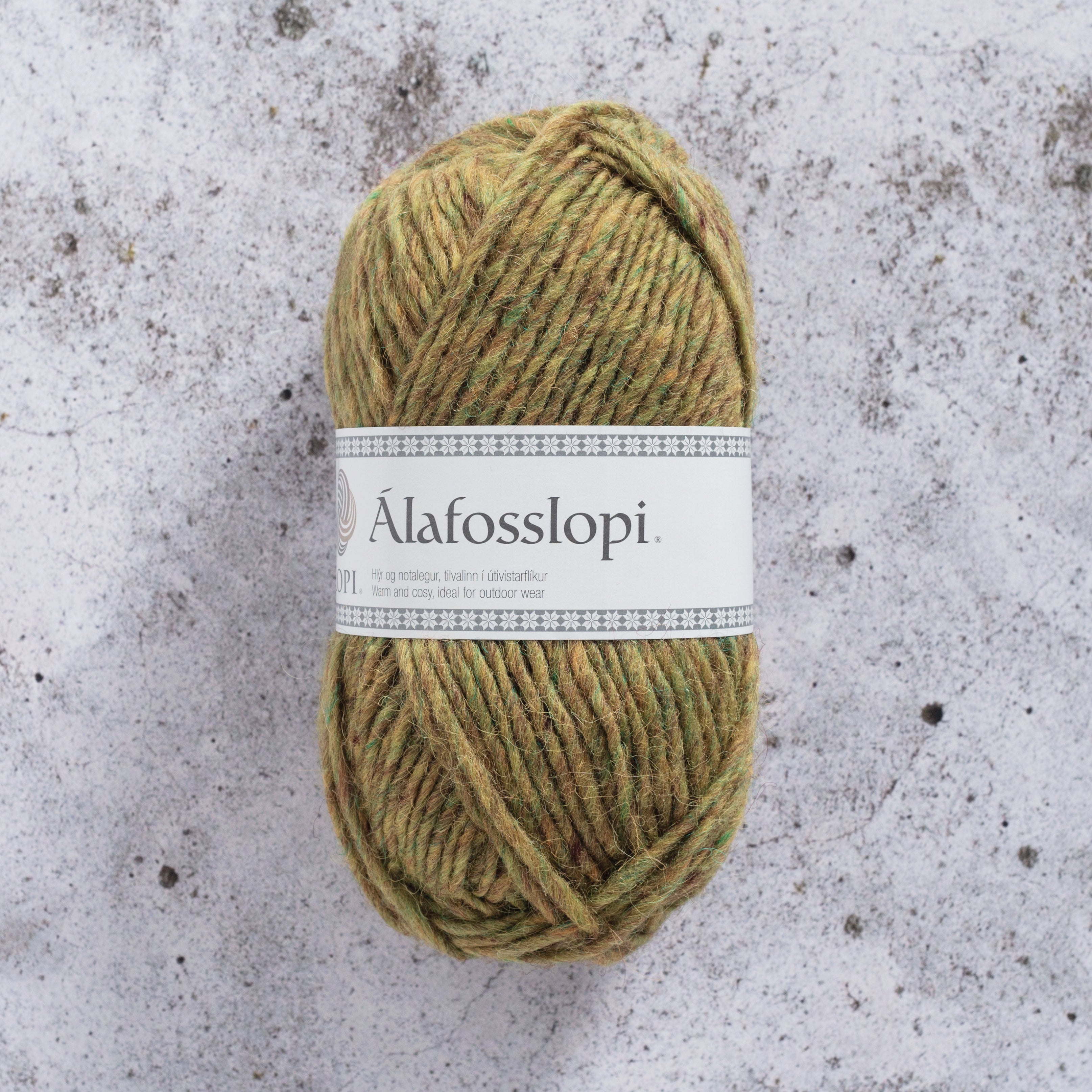 Álafoss Lopi - Chartreuse Green Heather 9965