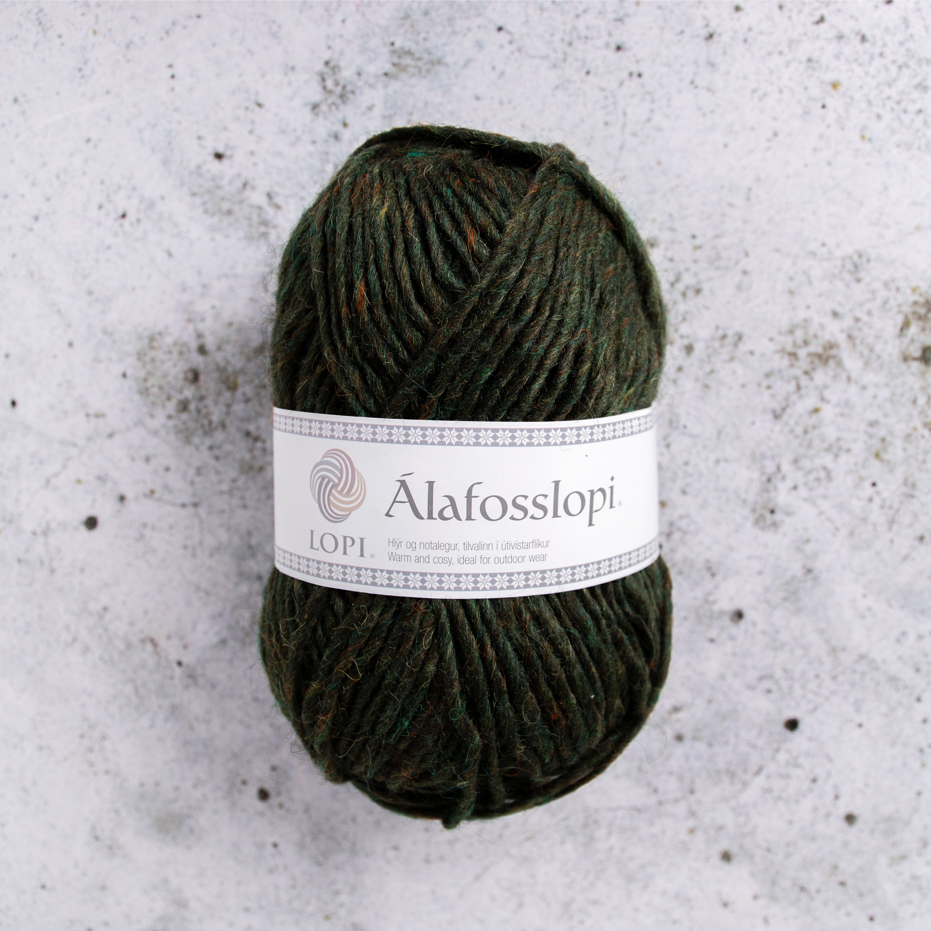 Álafoss Lopi - Cypress Green Heather 9966