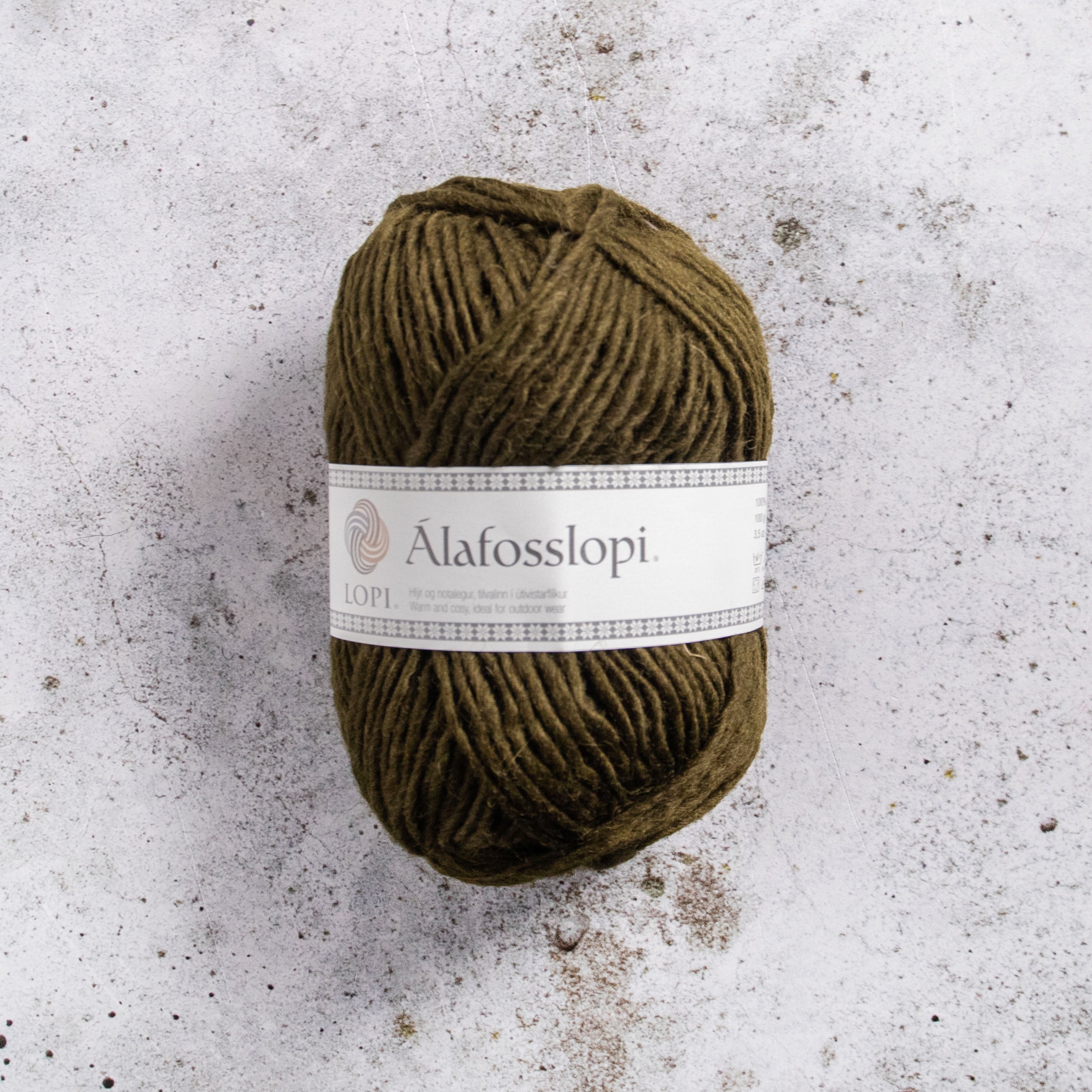 Álafoss Lopi - Dark Olive 9987
