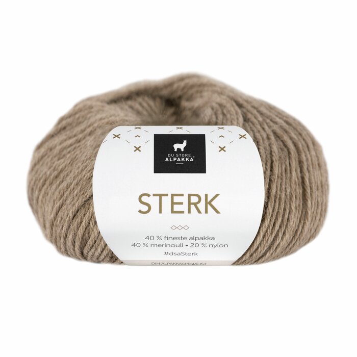 Sterk - Lys brun melert