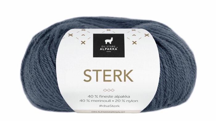 Sterk - Mørk gråblå
