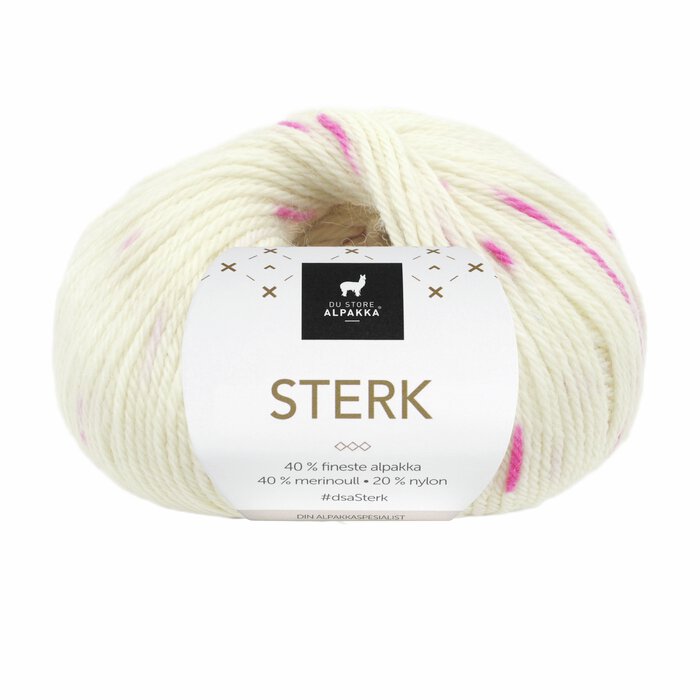 Sterk - Natur/rosa print