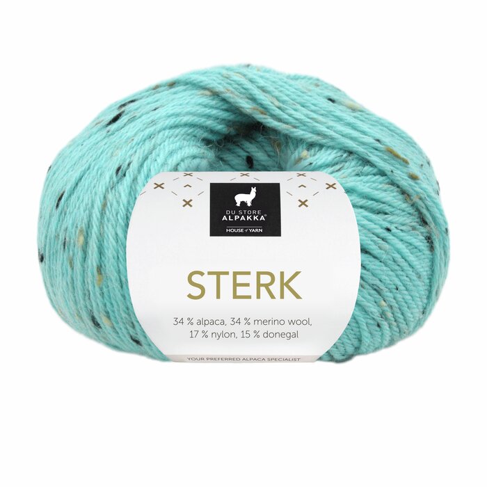 Sterk - Karibisk blå tweed