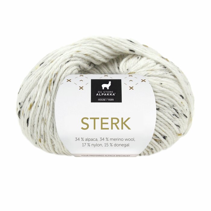 Sterk - Hvit tweed