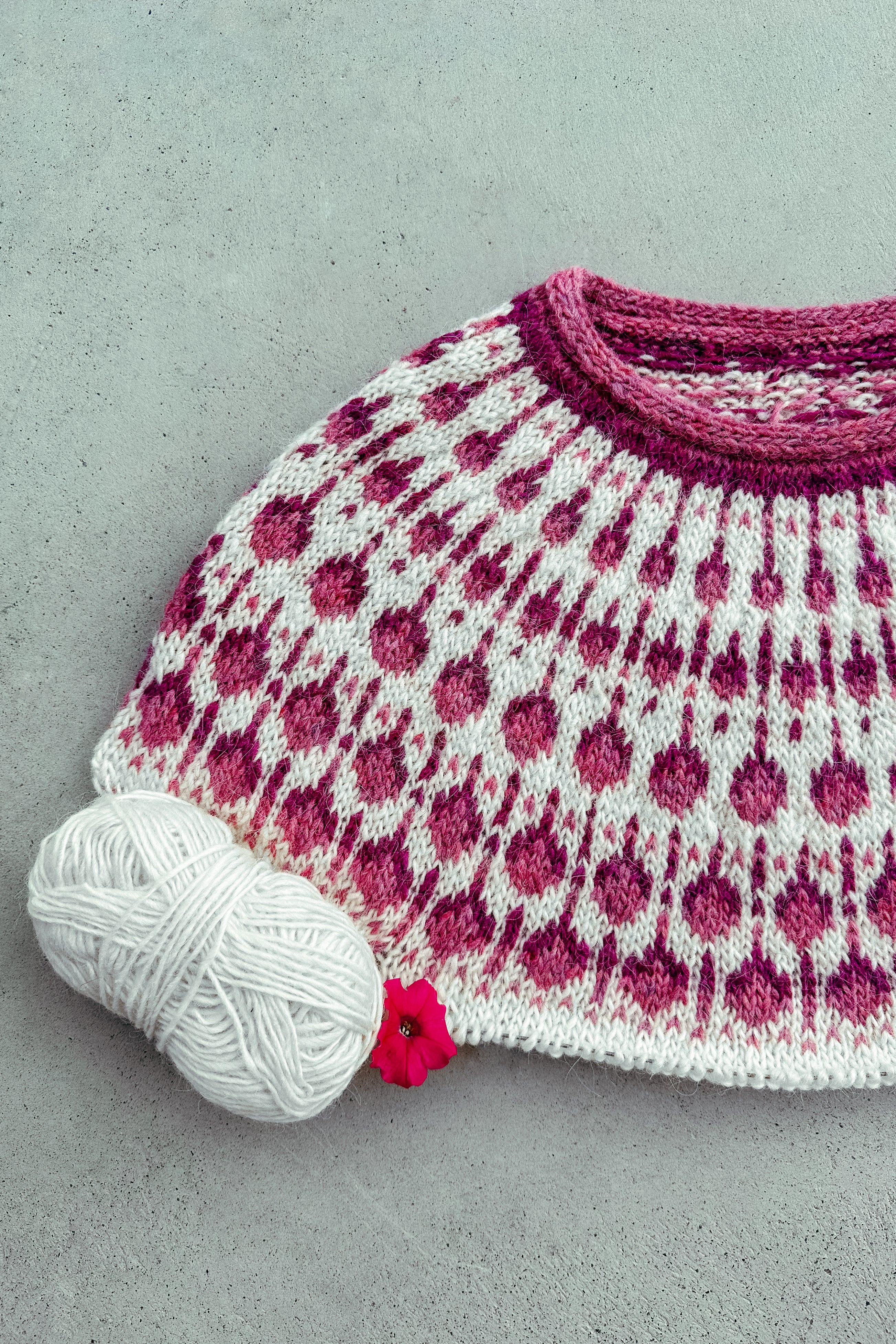 Raspberry Sweater