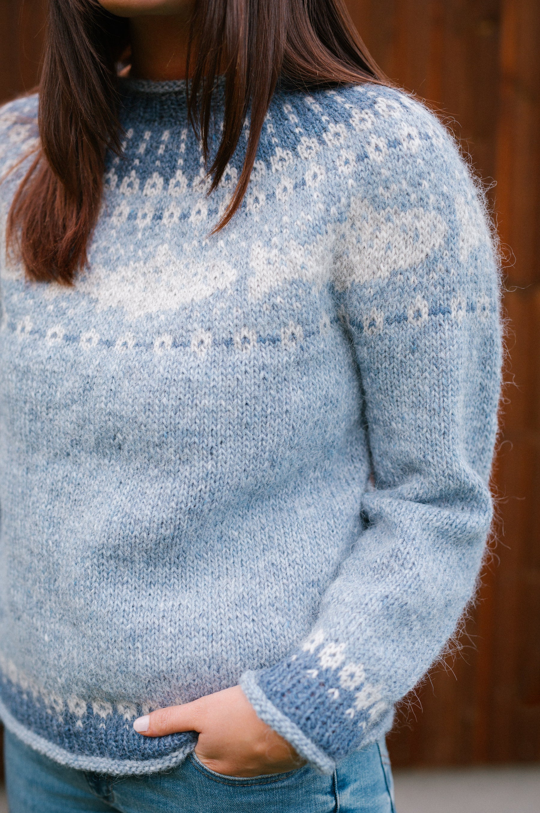 Knitting Pattern | Lohi Sweater | Fly Fishing | Atlantic Salmon | Léttlopi
