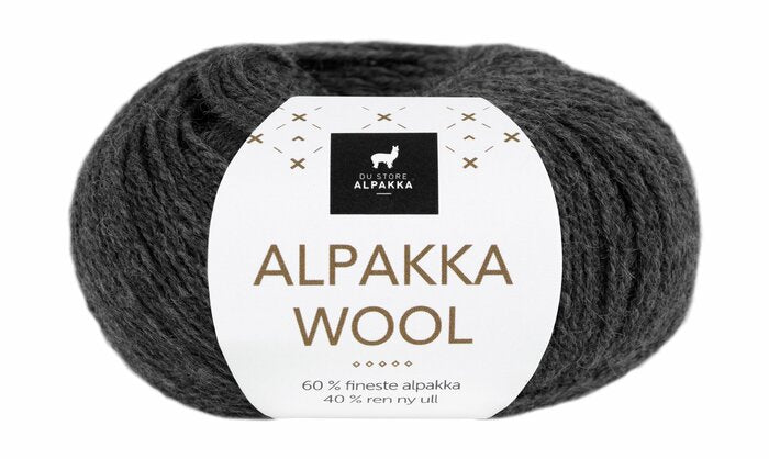 Alpakka Wool - Koks melert