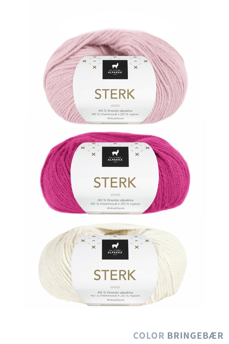 Raspberry Sweater Yarn Kit · Sterk