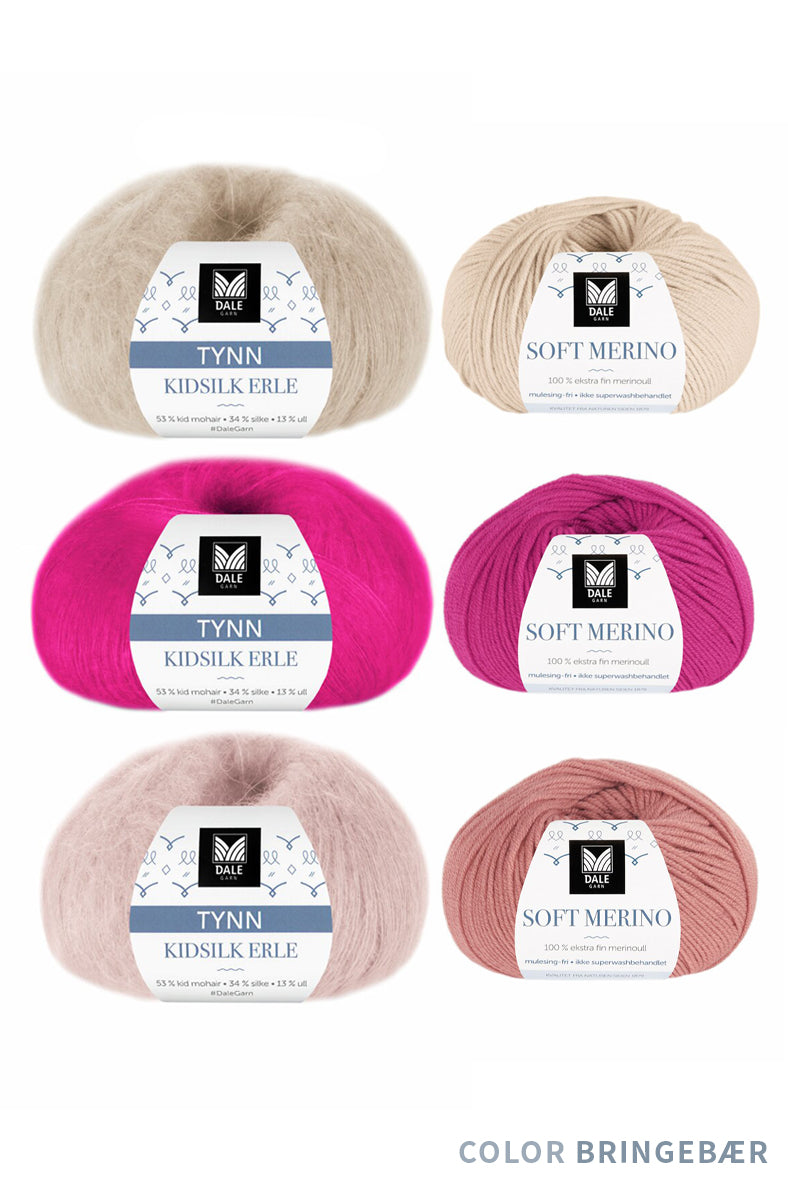 Raspberry Cardigan Yarn kit