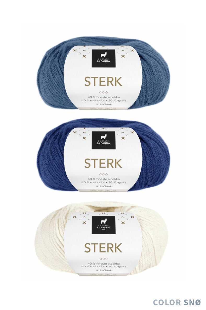 Blueberry Mini Yarn kit · Sterk