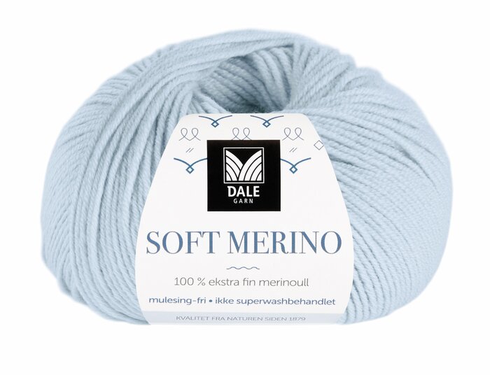 Soft Merino - Lys blå